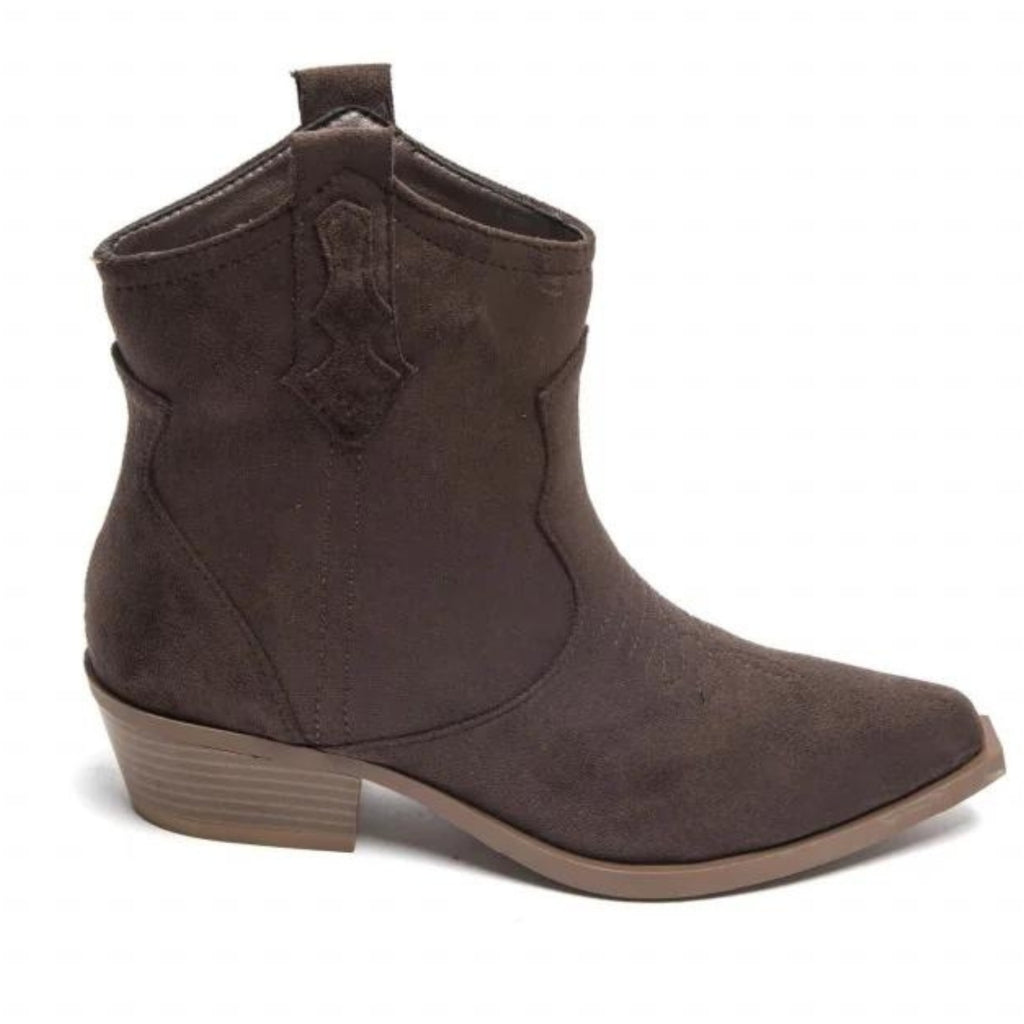 Vanessa Dame Cowboystøvler 9653a   Brown fra Shoes