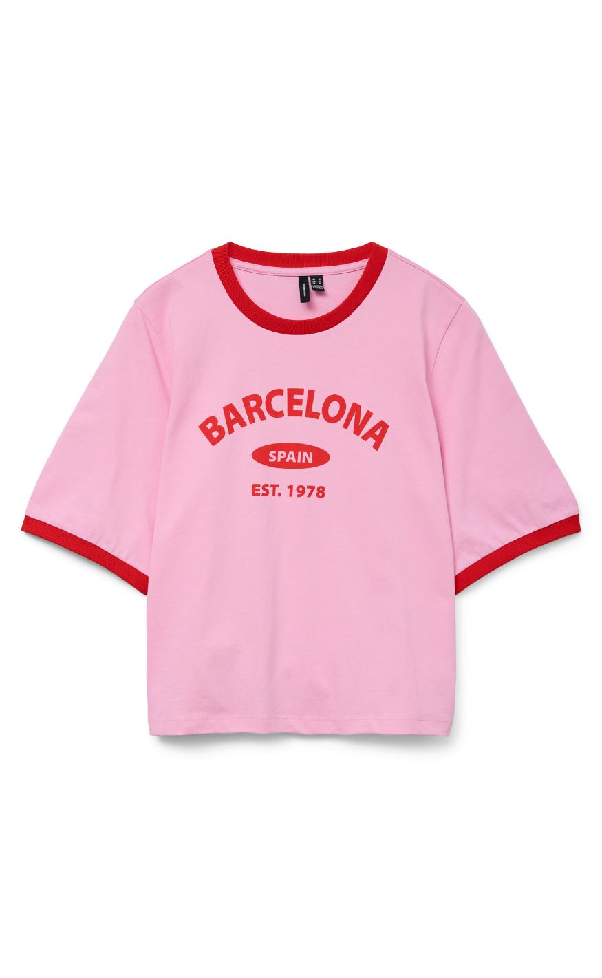 Top   Tova   Fiery Red fra Vero Moda