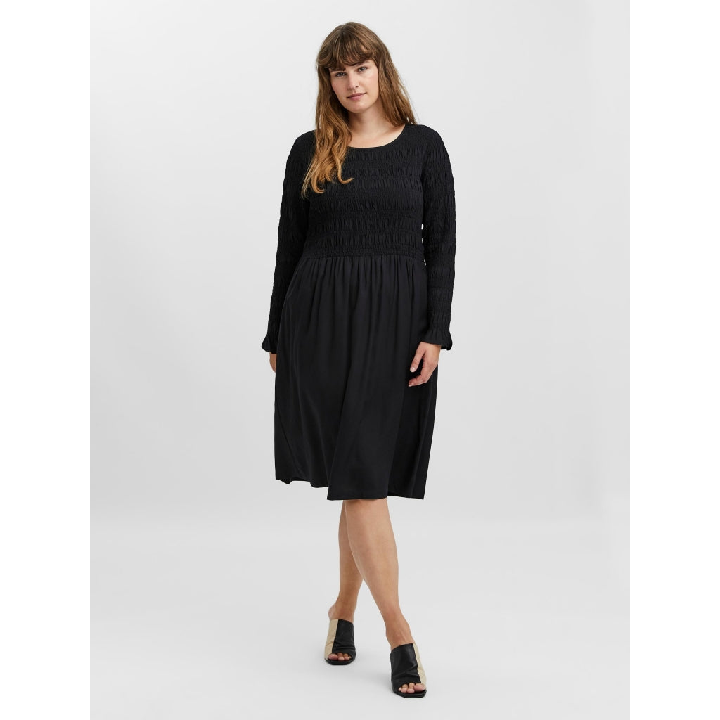Curve Dame Kjole Vmterry   Black fra Vero Moda
