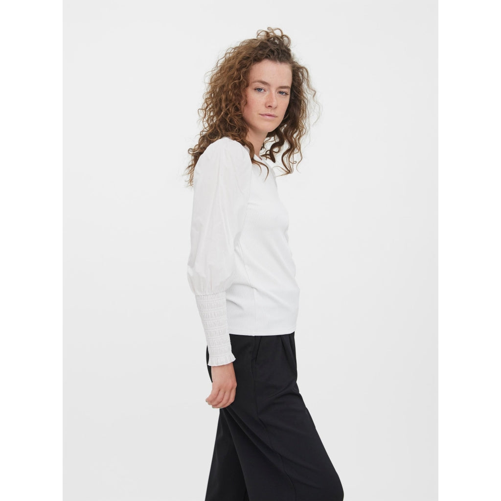 Dame Bluse Vmdona   Snow White fra Vero Moda