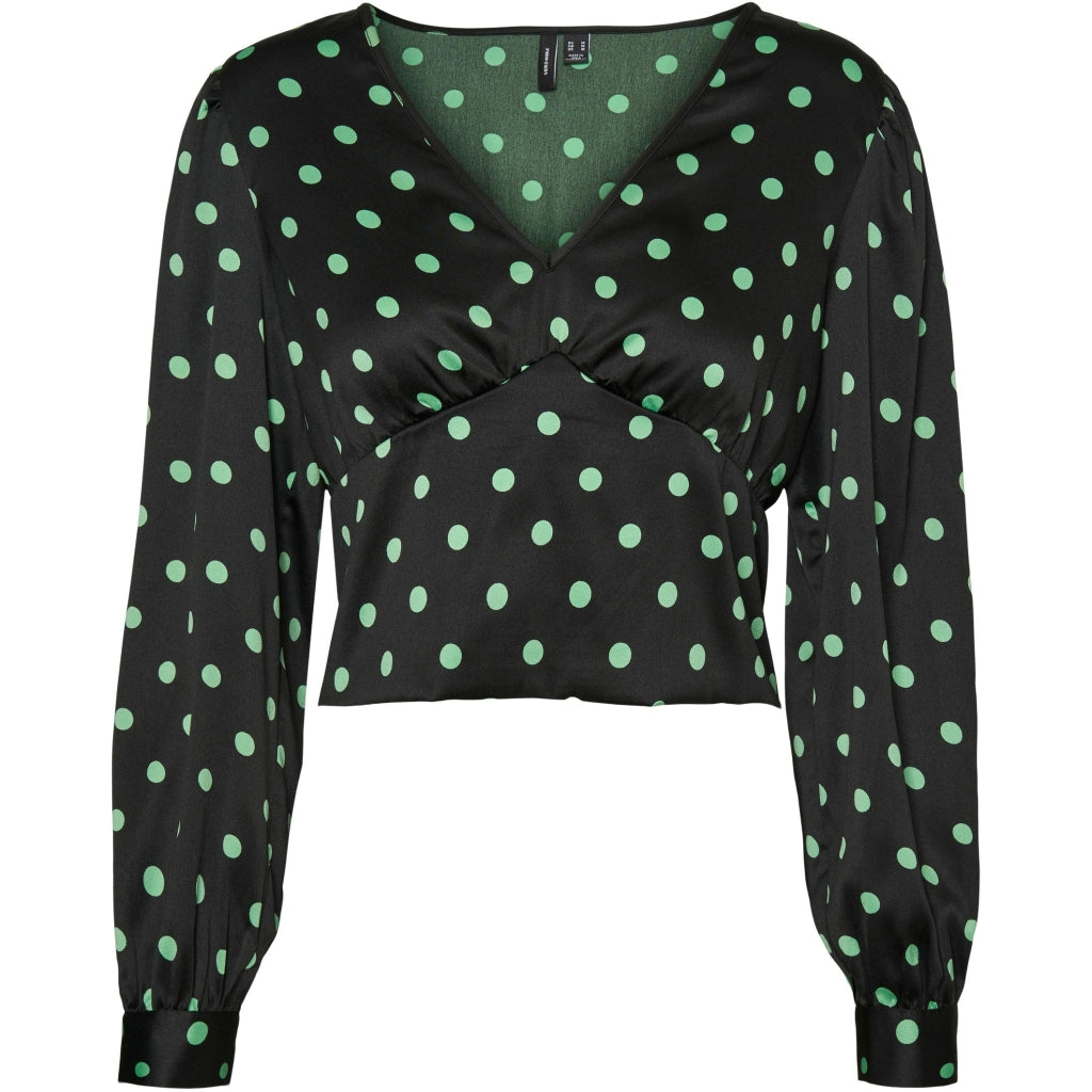 Dame Bluse Vmessi   Black Catya fra Vero Moda