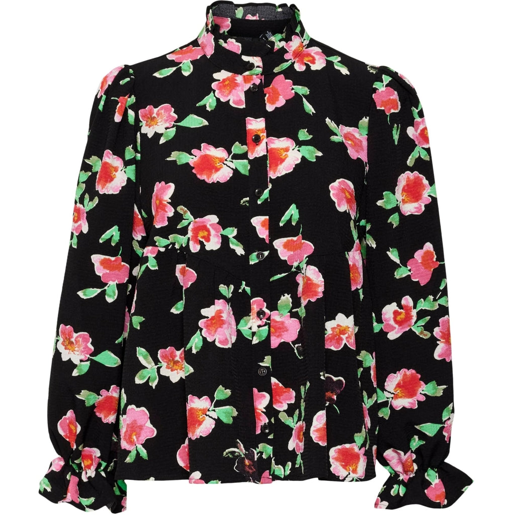 Dame Bluse Vmhyms   Black Hyms fra Vero Moda