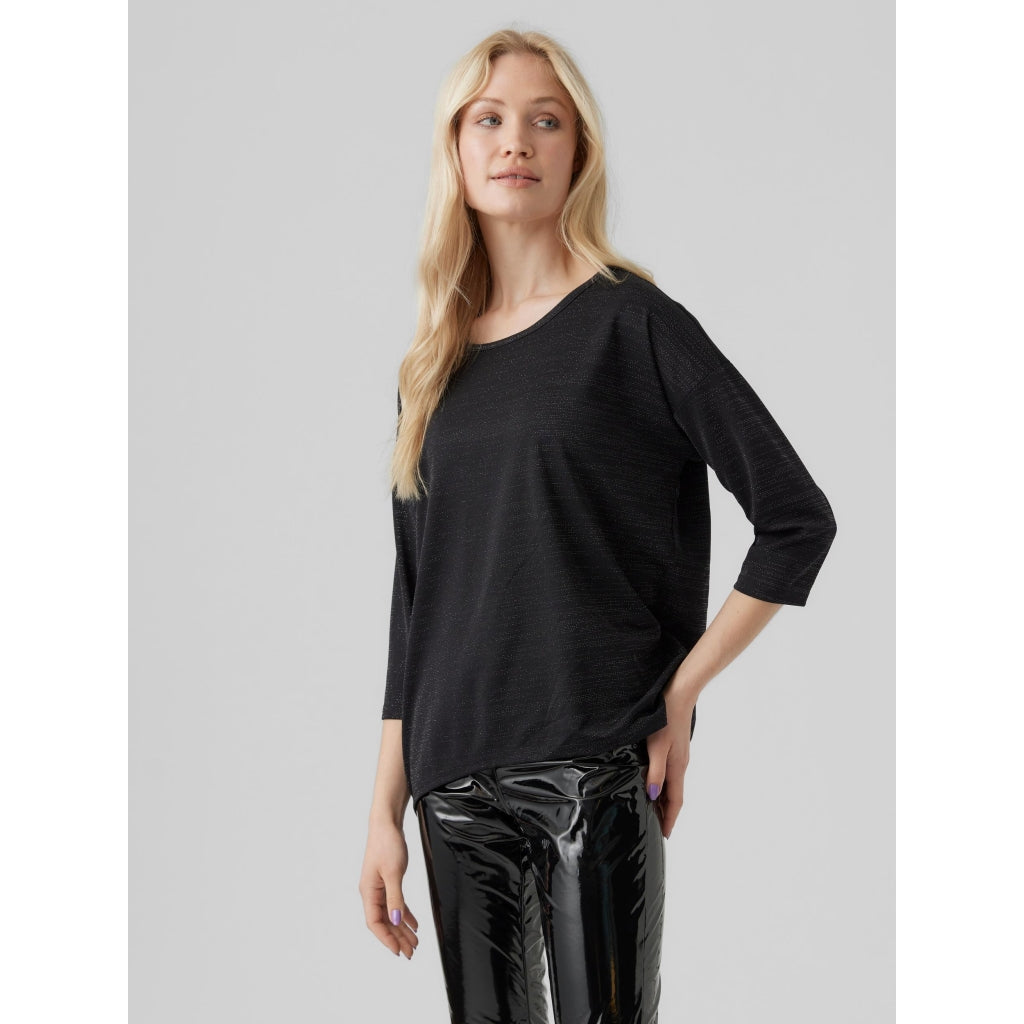 Dame Bluse Vmmalena   Black Black Lurex fra Vero Moda