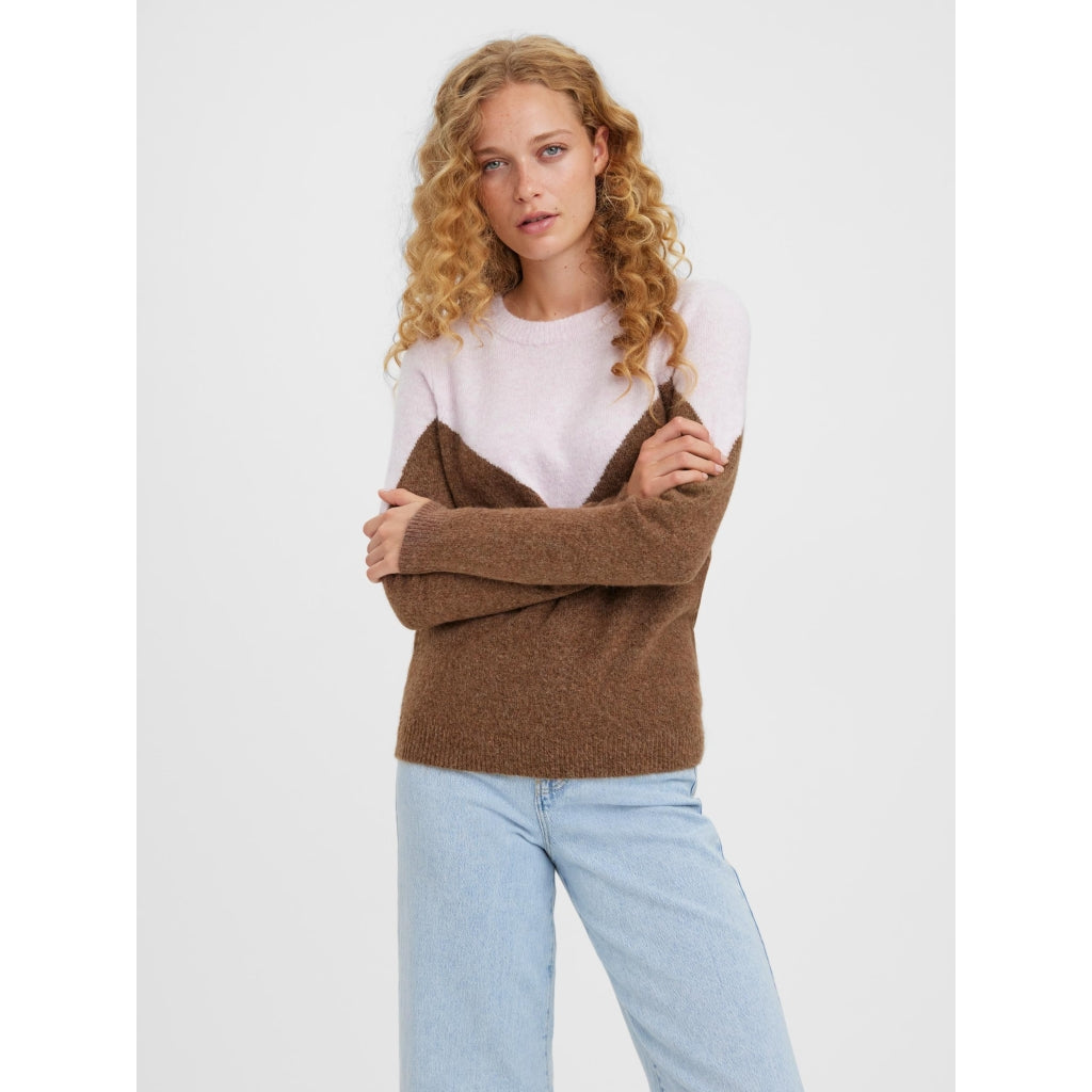 Dame Bluse Vmplaza   Lavender Fog fra Vero Moda