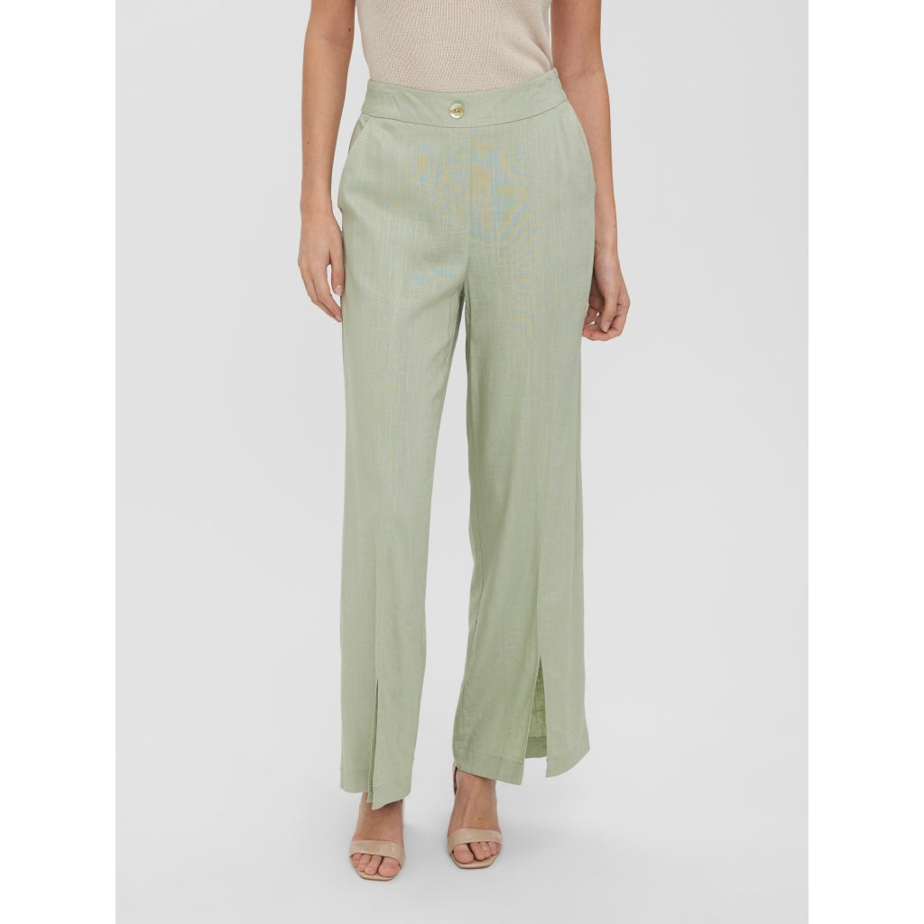 Dame Bukser Vmjosie   Desert Sage Melange fra Vero Moda