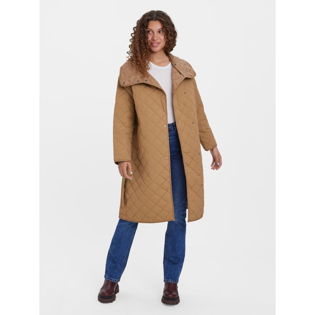 Dame Jakke Vmadelakim   Tigers Eye fra Vero Moda