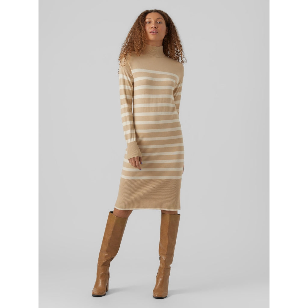 Dame Kjole Vmhappiness   Irish Cream W. Birch fra Vero Moda