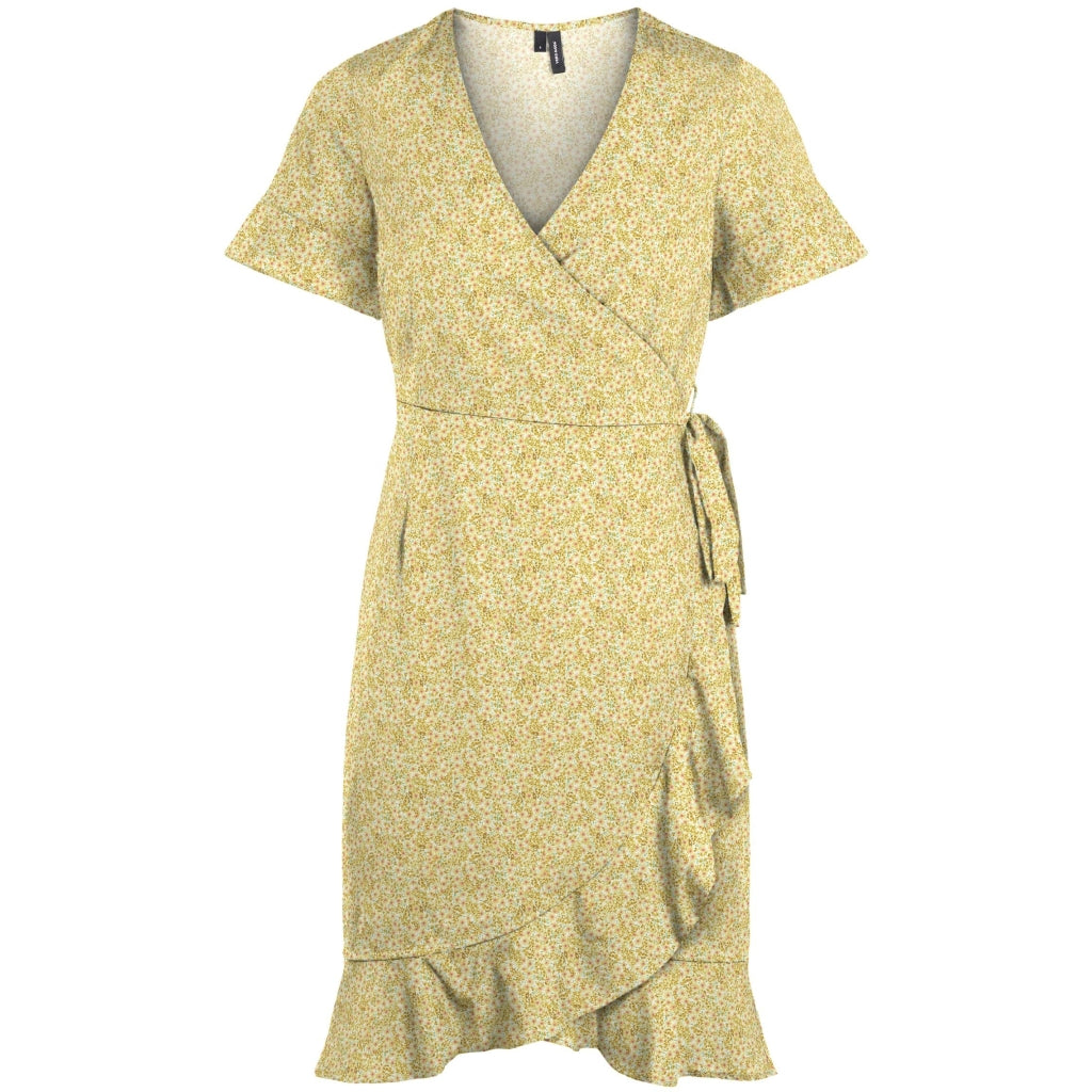 Dame Kjole Vmhenna   Birch Yellow Hollo fra Vero Moda