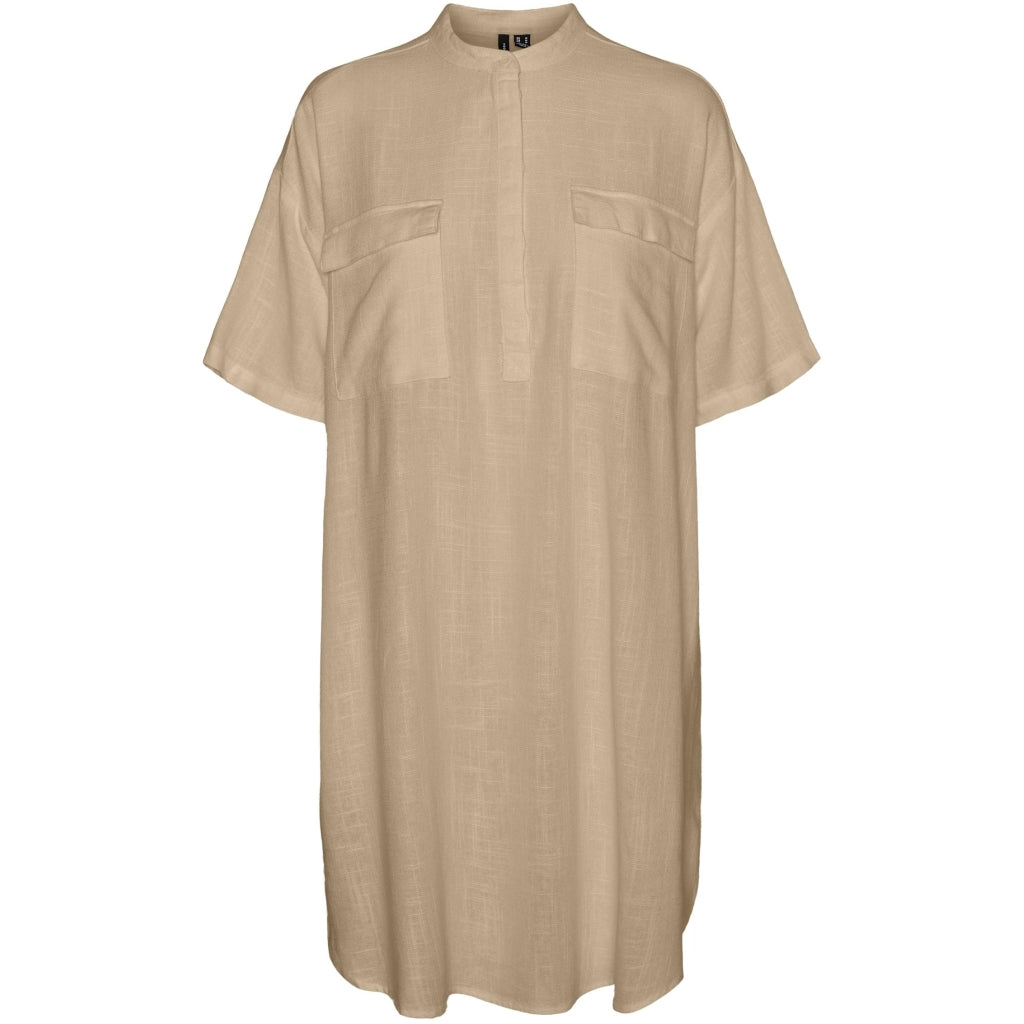 Dame Skjorte Vmline   Irish Cream fra Vero Moda