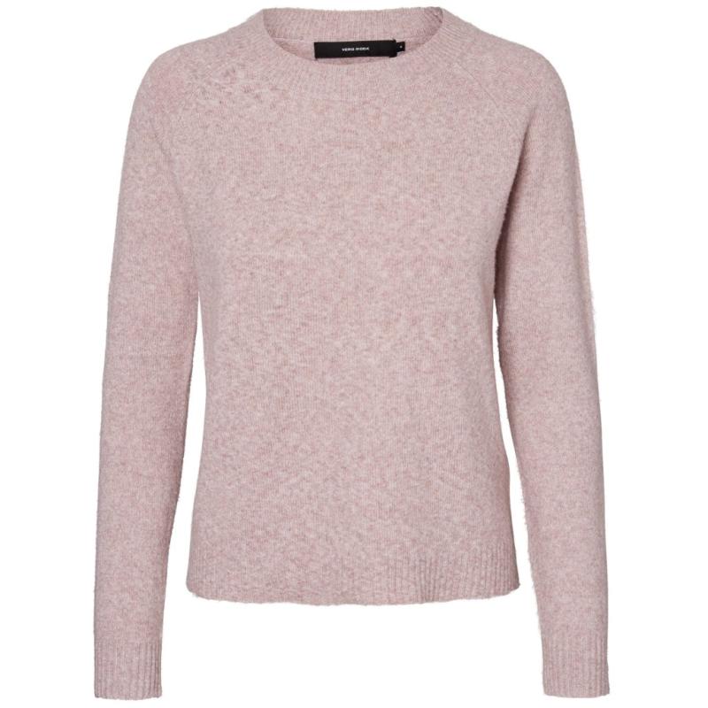 Dame Strik Vmdoffy   Woodrose Melange fra Vero Moda