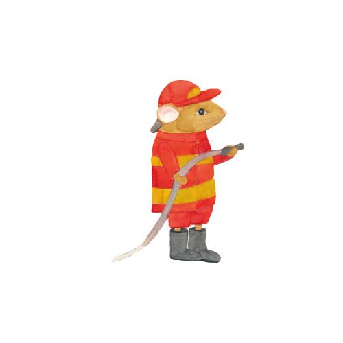 Wallsticker Sammy The Firefighter   Multi fra That's Mine
