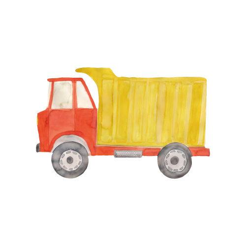 Wallsticker Truck   Multi fra That's Mine