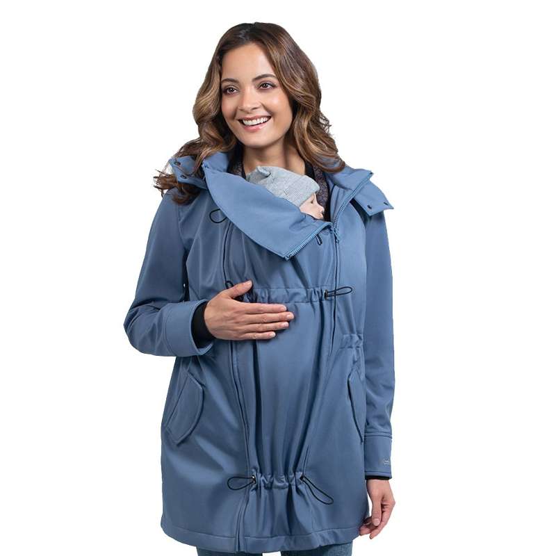 Shell Graviditets Og Bærejakke Light Blue fra Wombat & Co