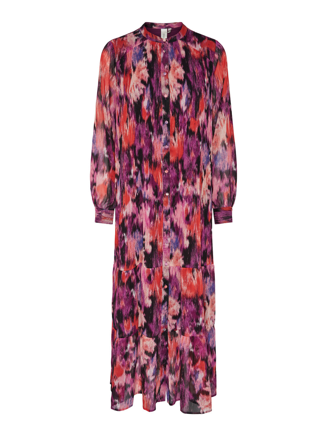Dame Kjole Lulu Ls Long S.   Iris Orchid fra Y.a.s