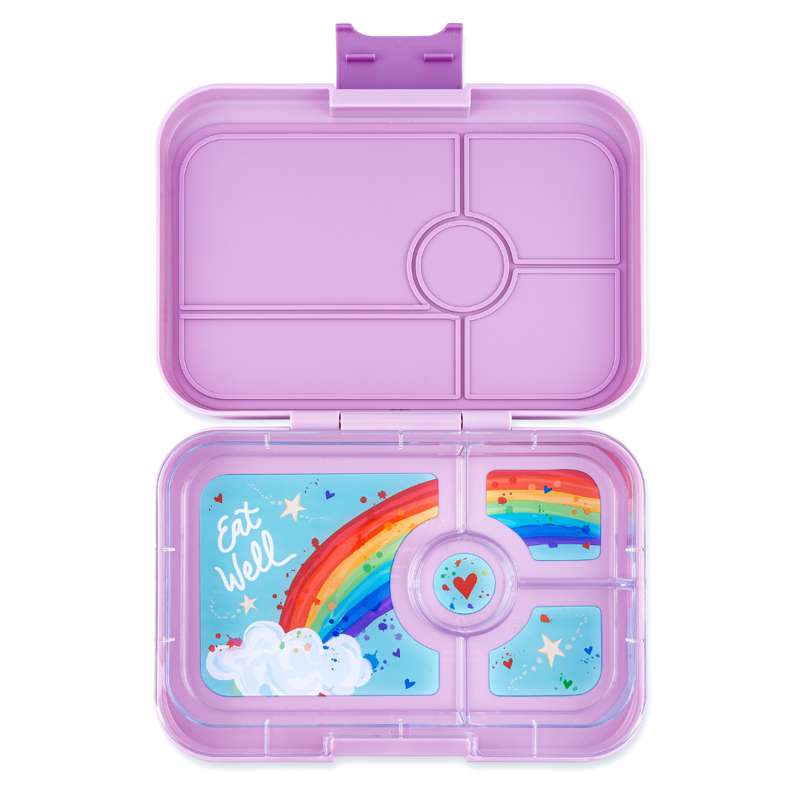 Madkasse   Tapas Xl   4 Rum   Seville Purple Rainbow fra Yumbox