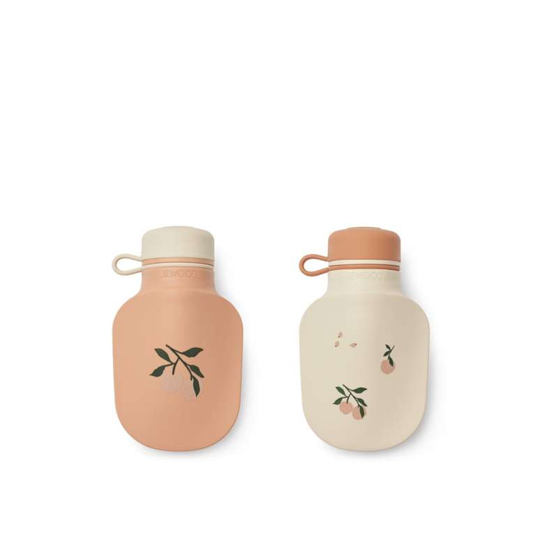 Lizzie Smoothie Flaske   2 Pak   Peach Sea Shell fra Liewood