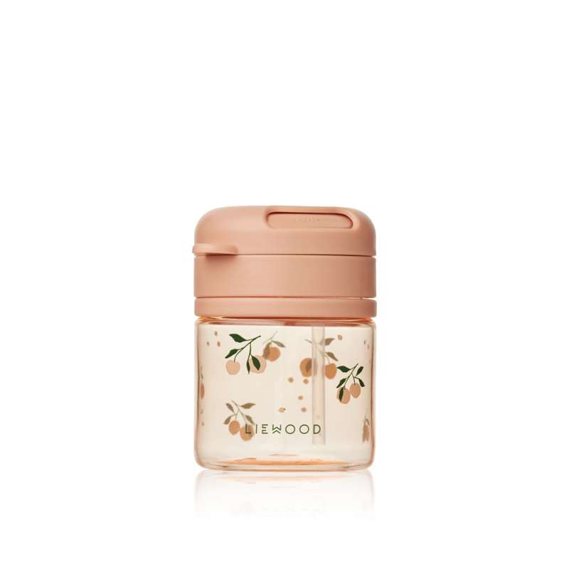 Pavia Tritan Sugerørskop   280ml   Peach Sea Shell fra Liewood