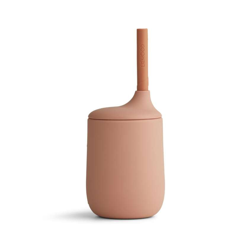 Ellis Tudekop M. Låg Og Sugerør   Dark Rose Terracotta Mix fra Liewood