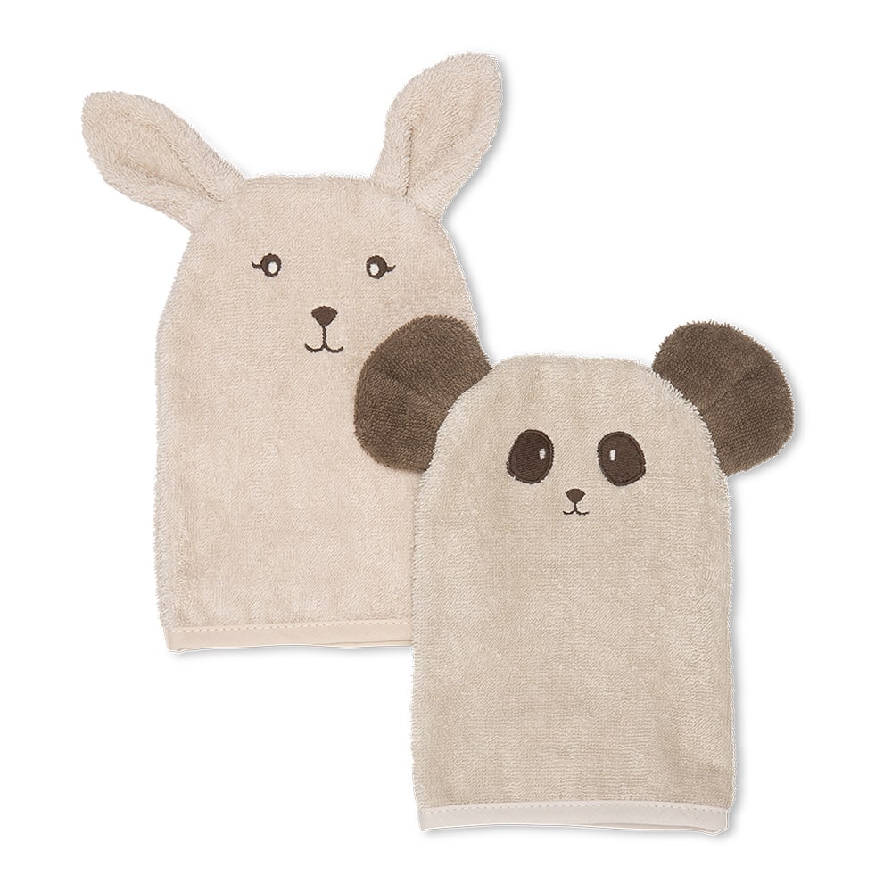Michi Vaskeklude 2 Pak   Bunny And Panda fra That's Mine