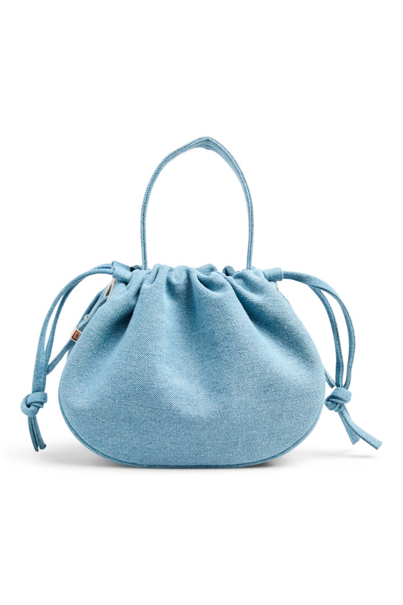 Taske   Balloon Denim Bag   Light Blue Denim fra Pieces
