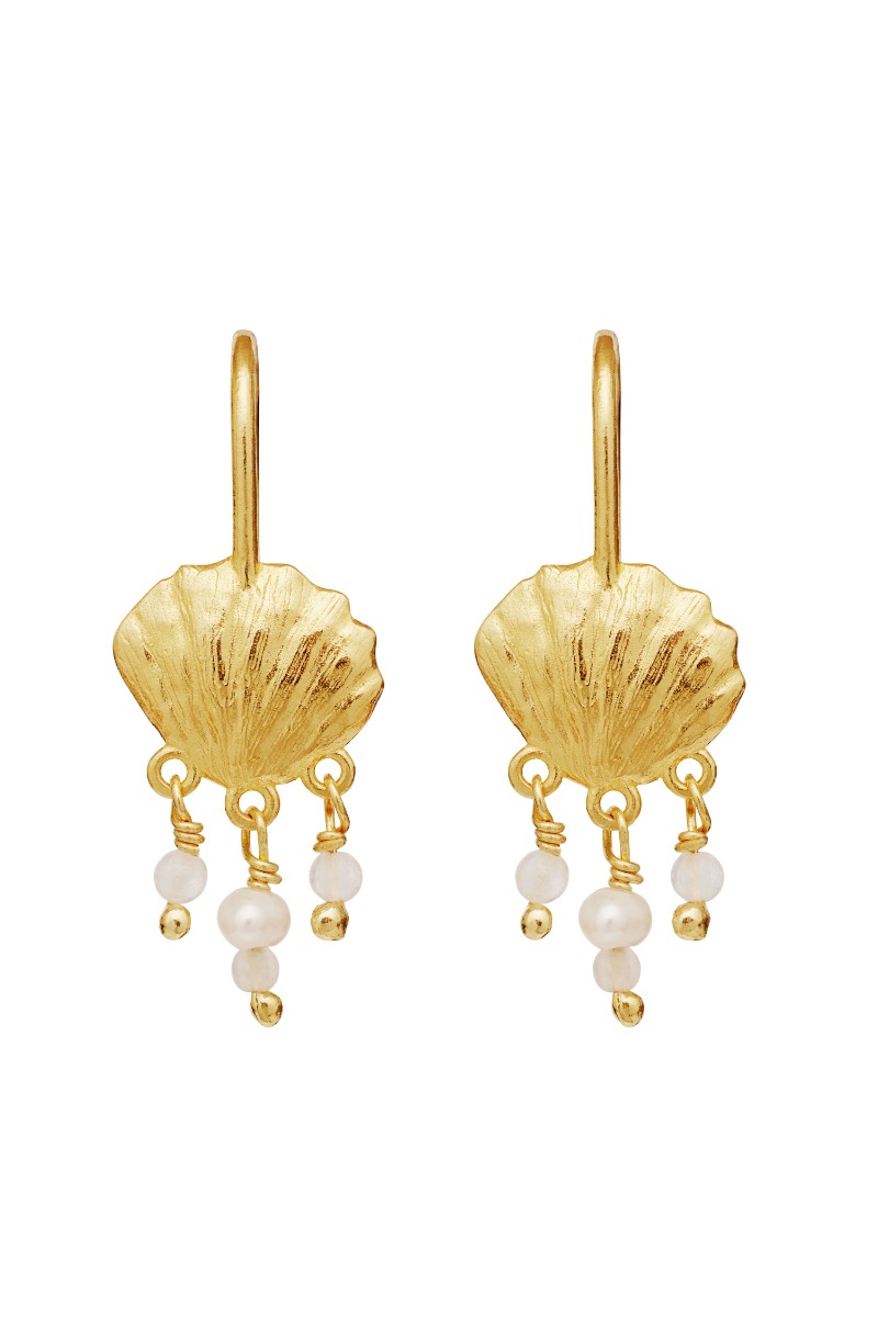 øreringe   Alana Earrings   Guld fra Maanesten