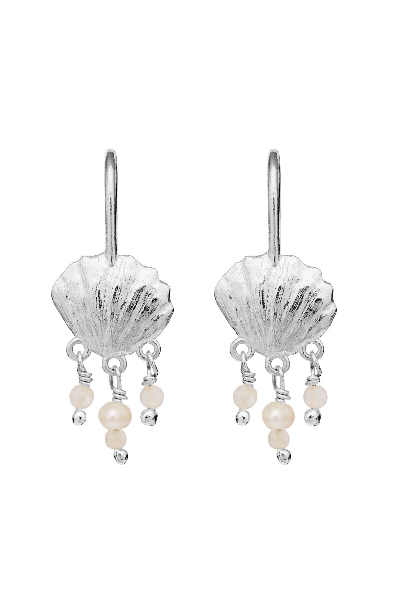 øreringe   Alana Earrings   Sølv fra Maanesten