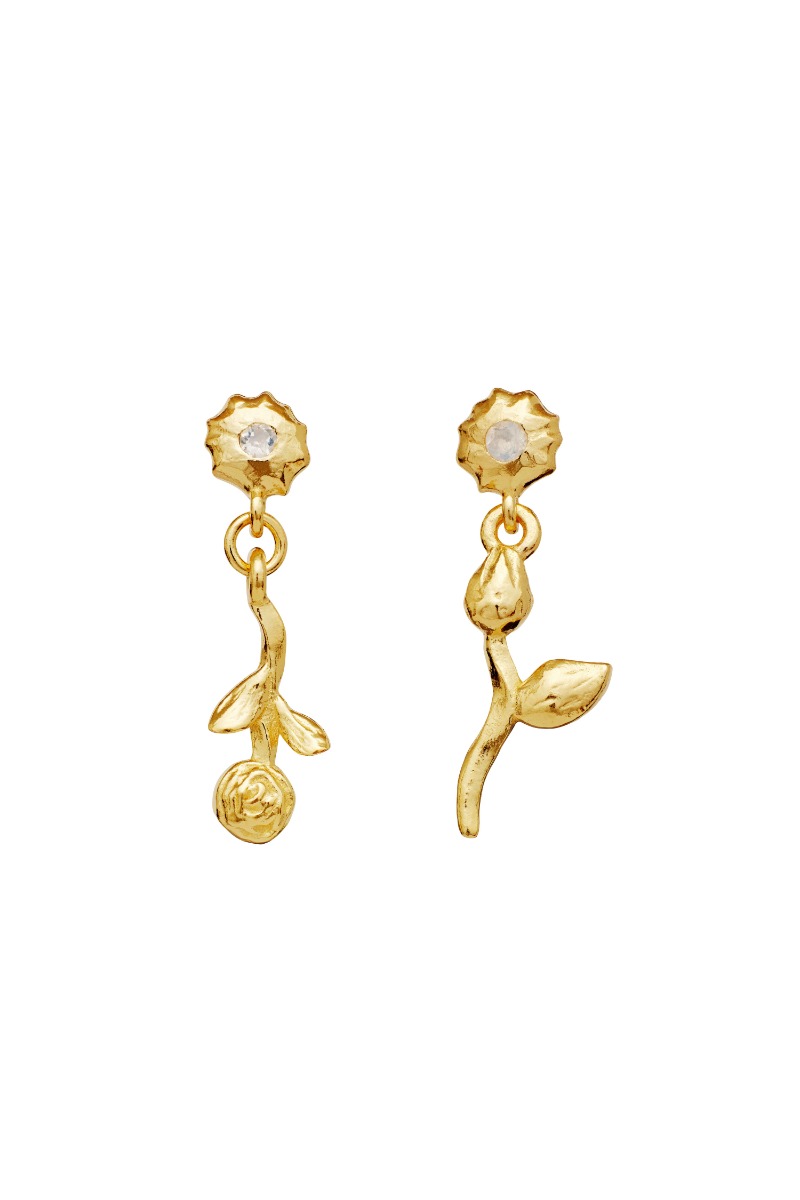øreringe   Amaria Earrings   Guld fra Maanesten