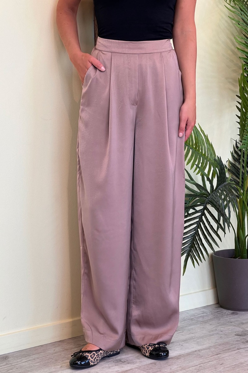 A View   Bukser   Anna Pants   Camel fra A-view