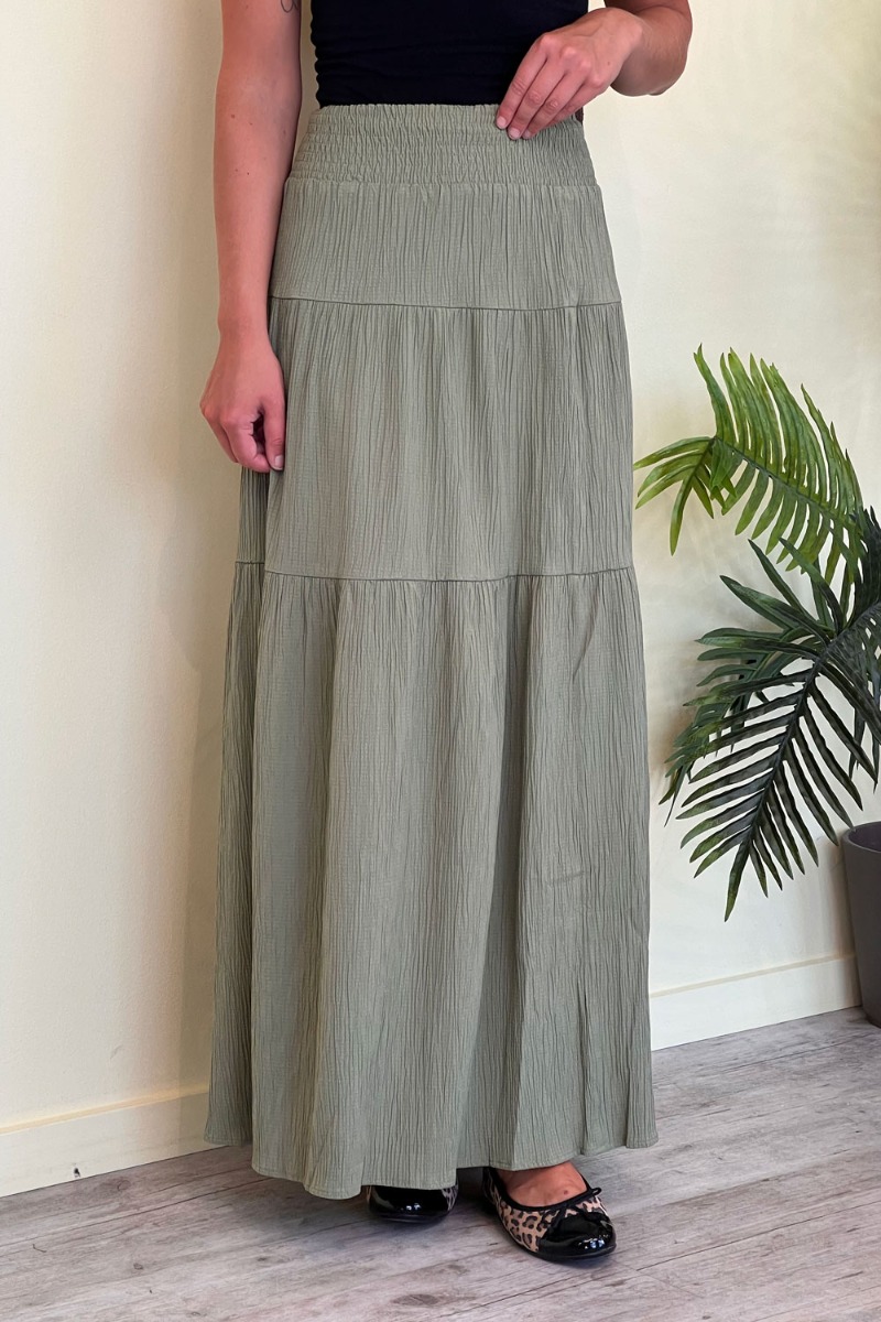 A View   Nederdel   Gypsy Skirt   Army fra A-view
