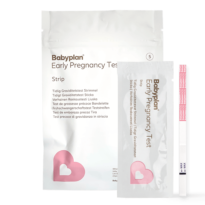 Tidlig Graviditetstest   Strimmel fra Babyplan