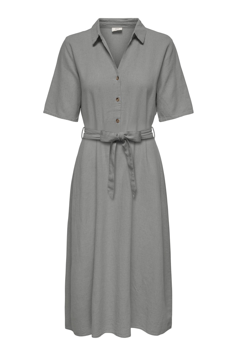 Kjole   Say 2 4 Midi Shirt Dress   Wild Dove fra Jdy