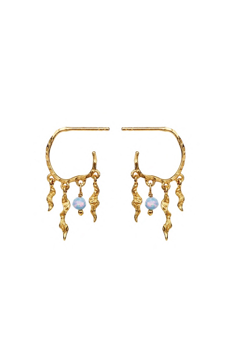 øreringe   Bayou Earrings   Guld fra Maanesten