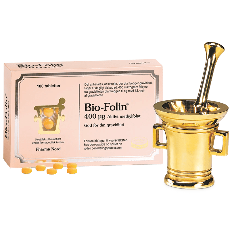Bio Folin 400 Mcg (180 Tabl.) fra Babyplan