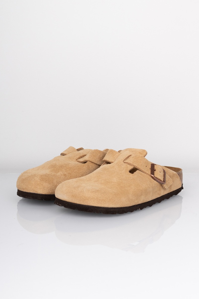 Sandal   Boston Leve   Latte Cream fra Birkenstock