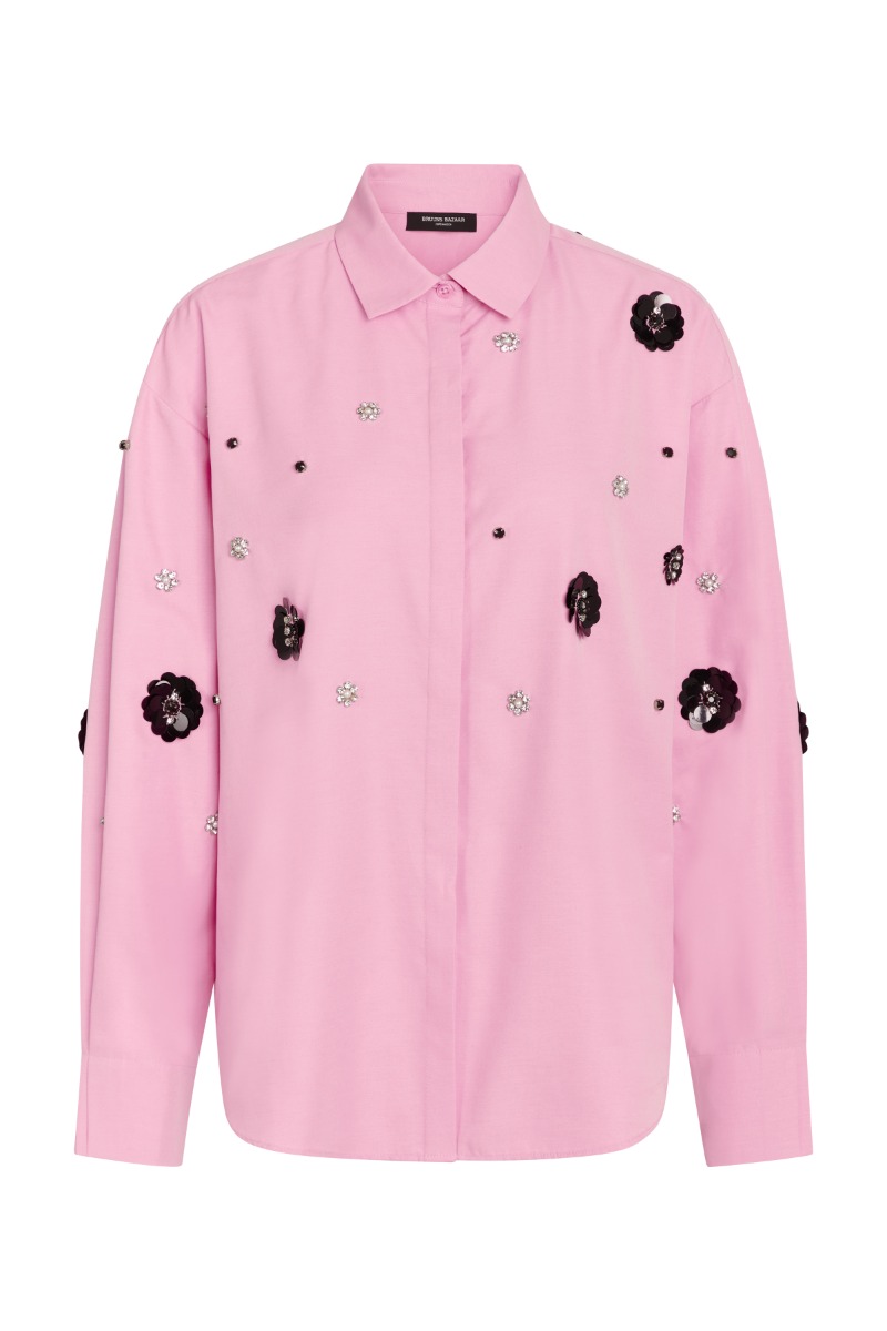 Skjorte   Chrisoulabbbeia Shirt   Pastel Lavender fra Bruuns Bazaar