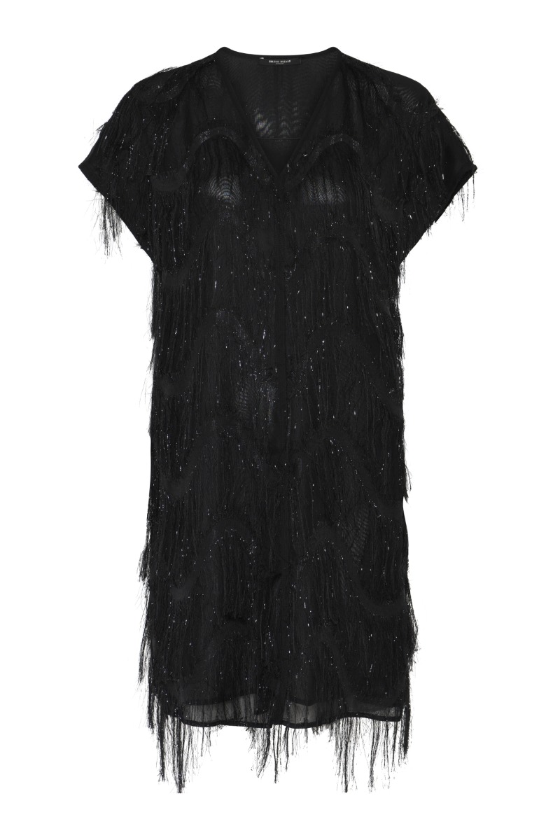 Kjole   Acanthabbnellat Dress   Black fra Bruuns Bazaar