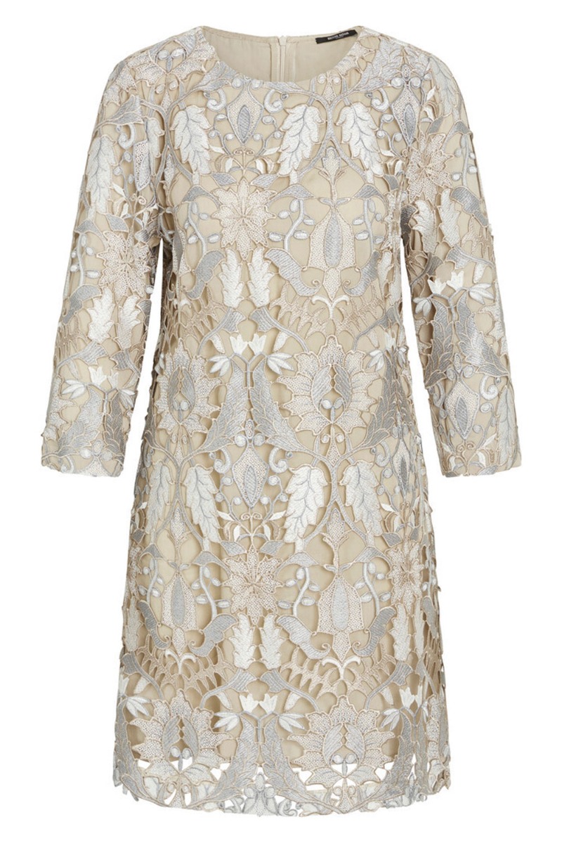 Kjole   Abutilonbbkata Dress   Silver Beige fra Bruuns Bazaar