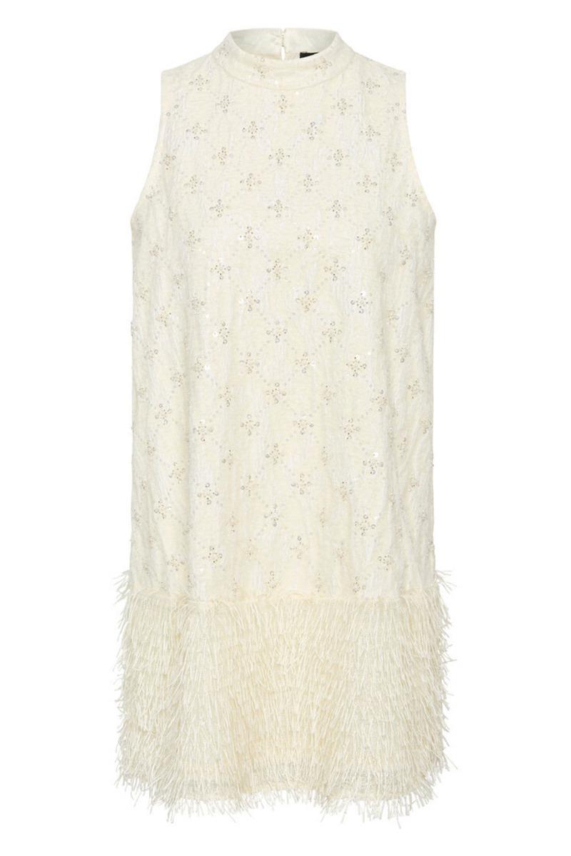 Kjole   Angelbb Narina Dress   White Cream fra Bruuns Bazaar