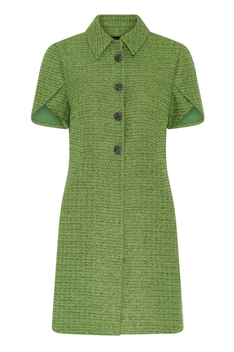 Kjole   Platanusbbzendia Dress   Fresh Green fra Bruuns Bazaar