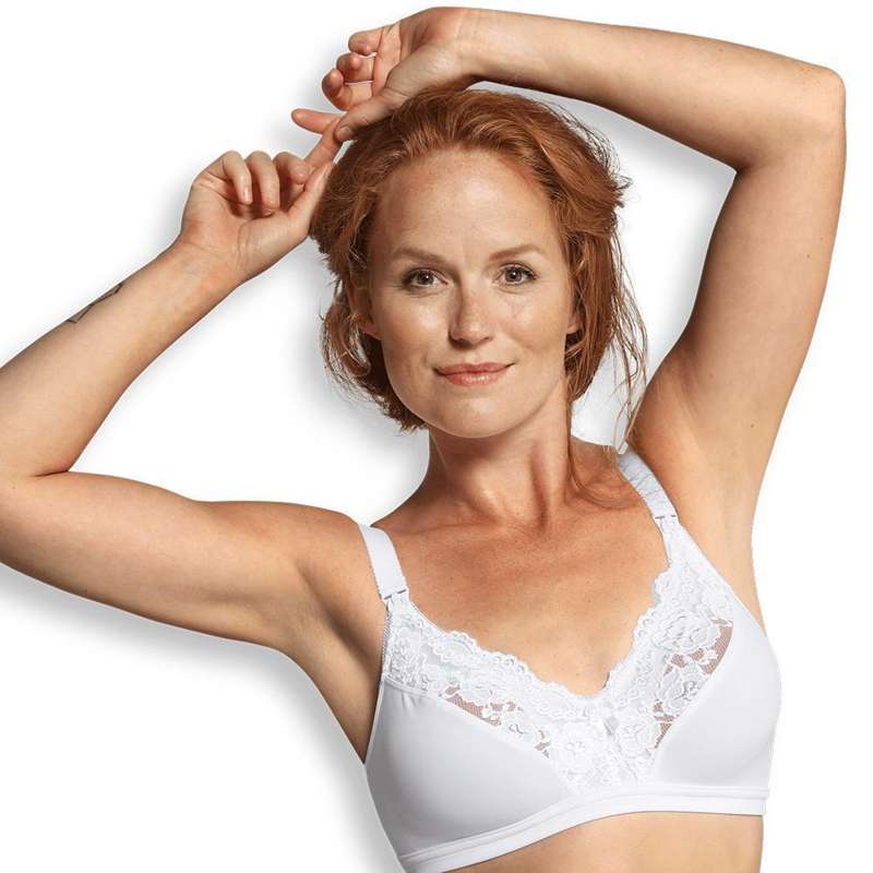 New Mum Amme Bh Lace Drop Cup   Hvid fra Carriwell