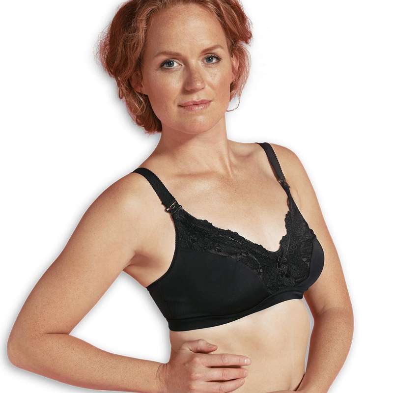 New Mum Amme Bh Lace Drop Cup   Sort fra Carriwell