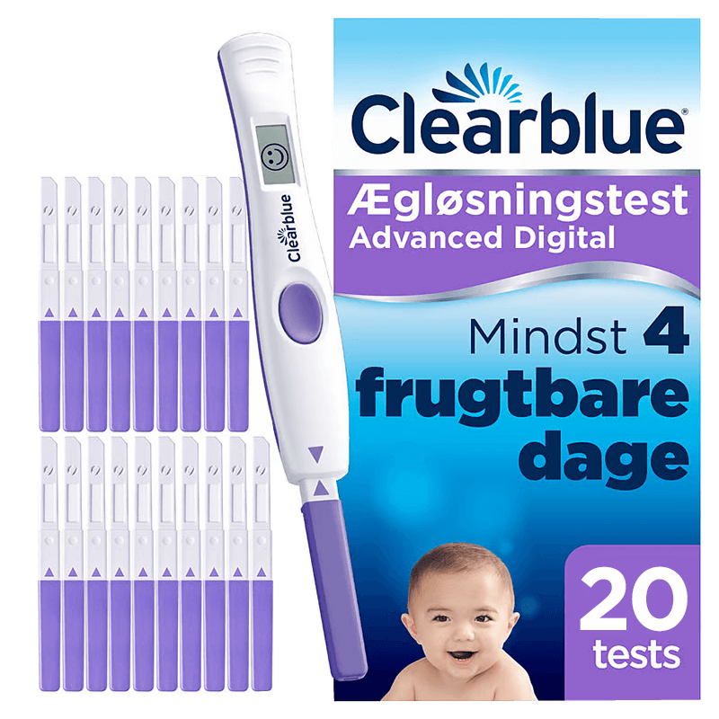 Clearblue Advanced Digital ægløsningstest 20 Stk fra Babyplan