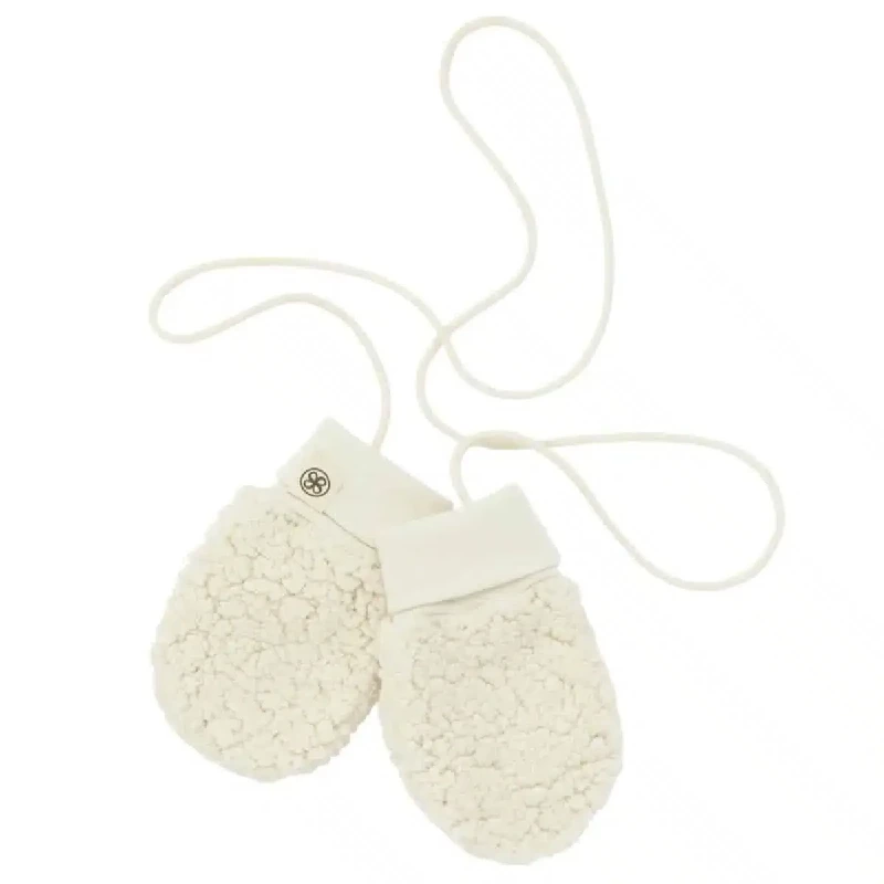 Teddy Mittens   Off White (6 12m) fra Cloby