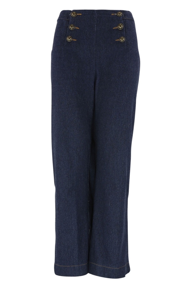 Bukser Daniella Dark Blue fra Continue