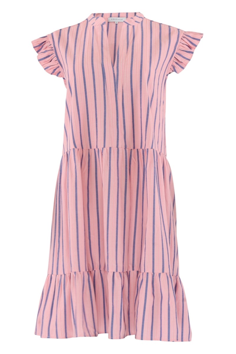 Kjole Bea Stripe Pink Stripe fra Continue