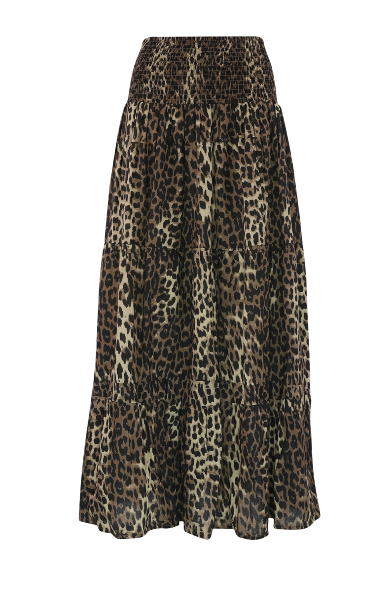 Nederdel   Majse Leo Skirt   Leo Brown fra Continue