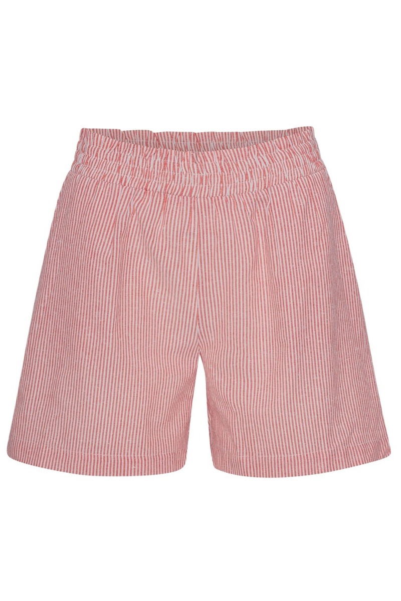 Shorts   Lis Shorts Stripe   Red Stripe fra Continue