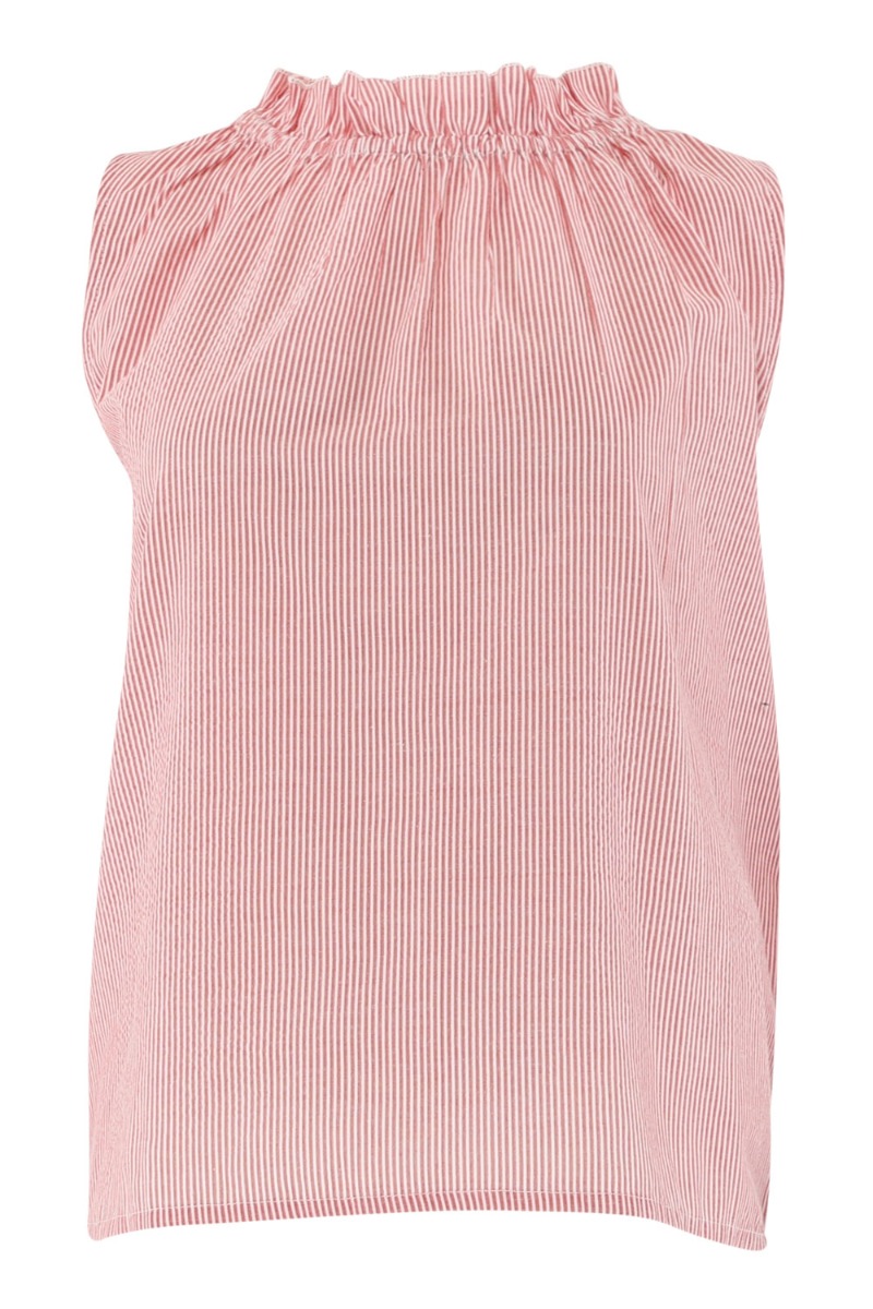 Top   Liva Stripe   Red Stripe fra Continue