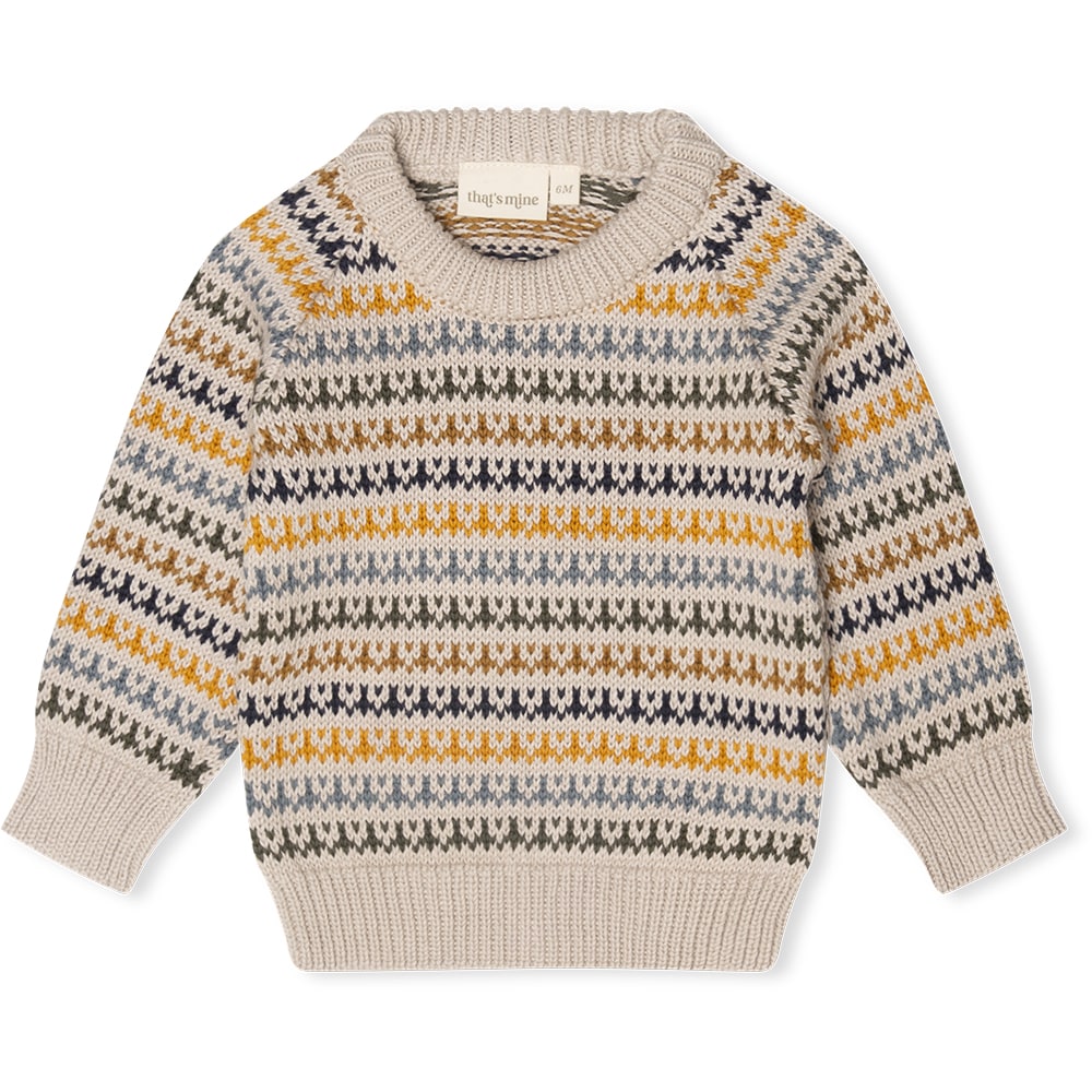 Frankie Sweater   Rainy Day   74cm   9m fra That's Mine
