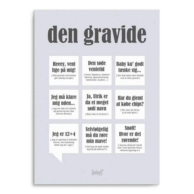 Den Gravide   Flere Størrelser fra Dialægt
